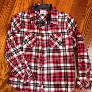 Hanna Andersson Flannel shirt- like new